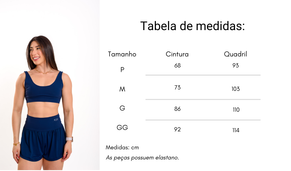 Tabela de medidas